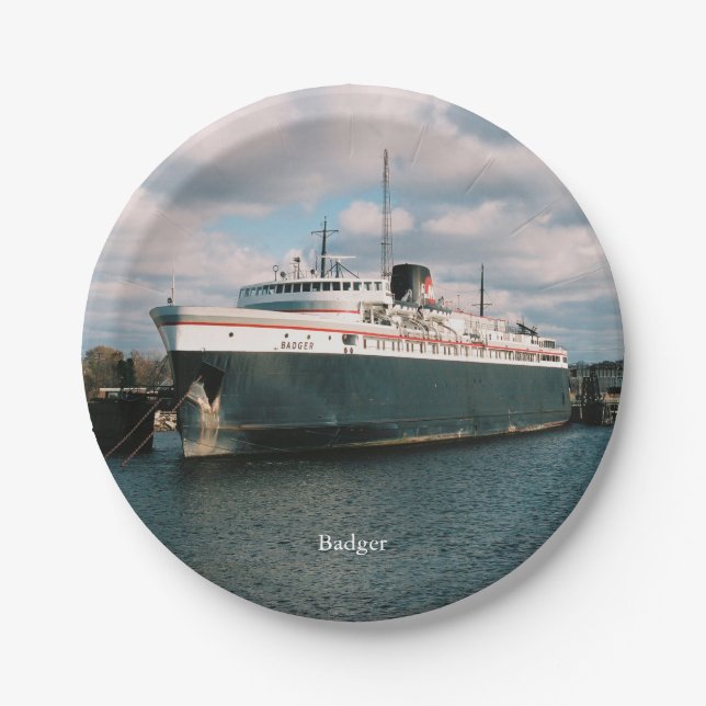 Prato De Papel Placa de papel para emblema (Frente)