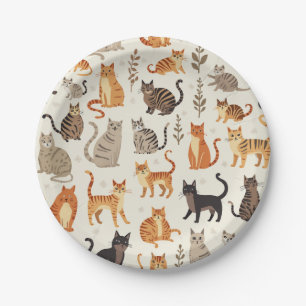 Prato De Papel Placa de papel para gatos