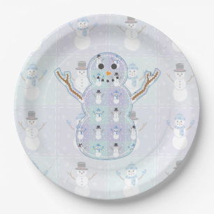 Prato De Papel Placa de papel para iluminação de inverno