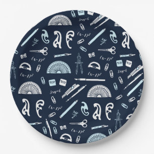 Prato De Papel Placa de papel para matemática