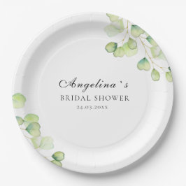 Prato De Papel Placa de papel para um chá de panela.