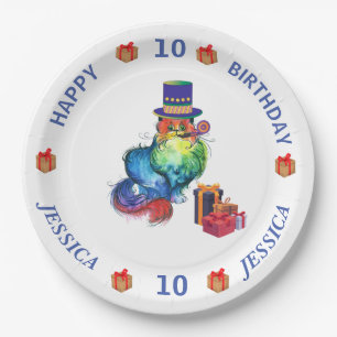 Prato De Papel Placa de papel personalizada para Cat