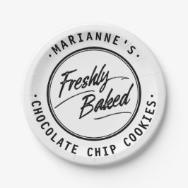 Prato De Papel Placa de papel personalizada recentemente cozida