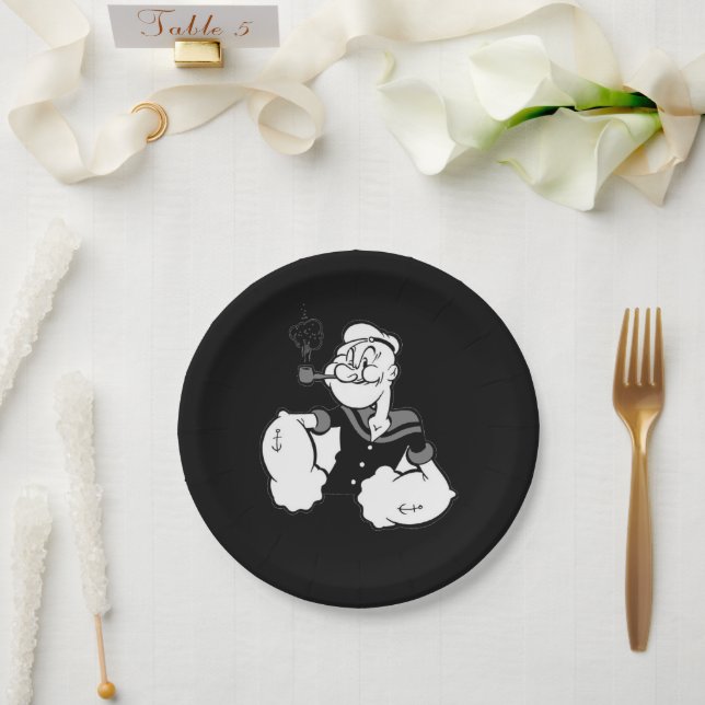 Prato De Papel Placa de Papel Popeye (Casamento)