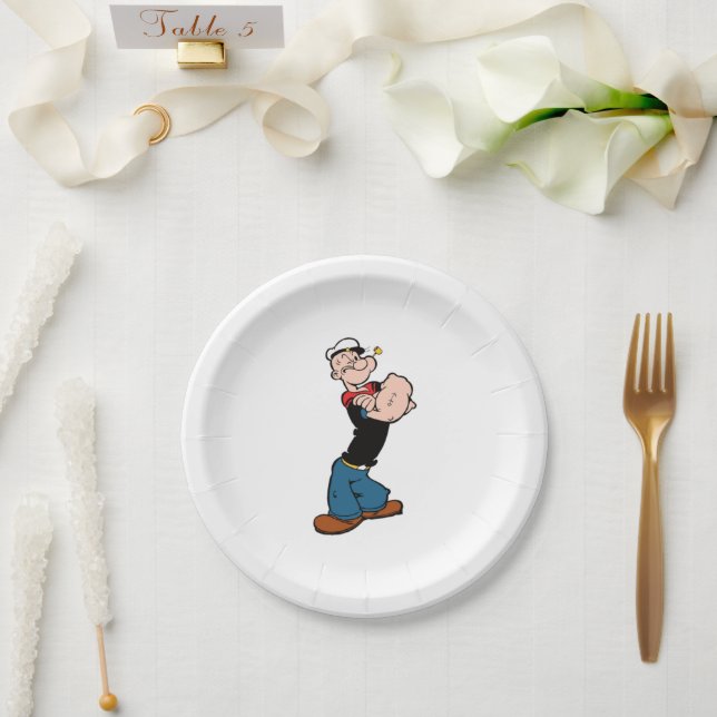 Prato De Papel Placa de Papel Popeye (Casamento)