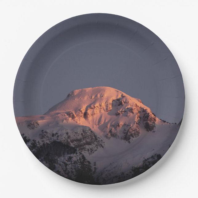 Prato De Papel Placa de papel redonda de 9" (Frente)