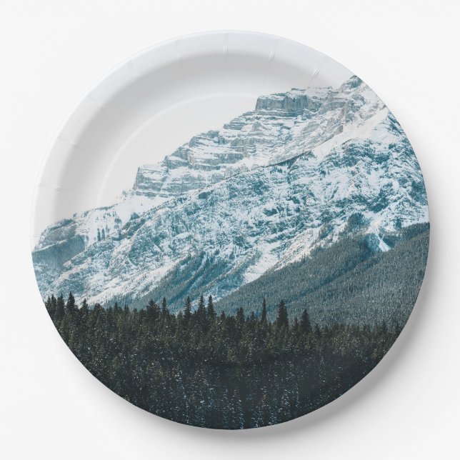 Prato De Papel Placa de papel redonda de 9" (Frente)