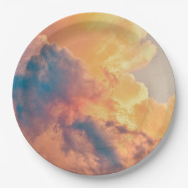 Prato De Papel Placa de papel redonda de 9"