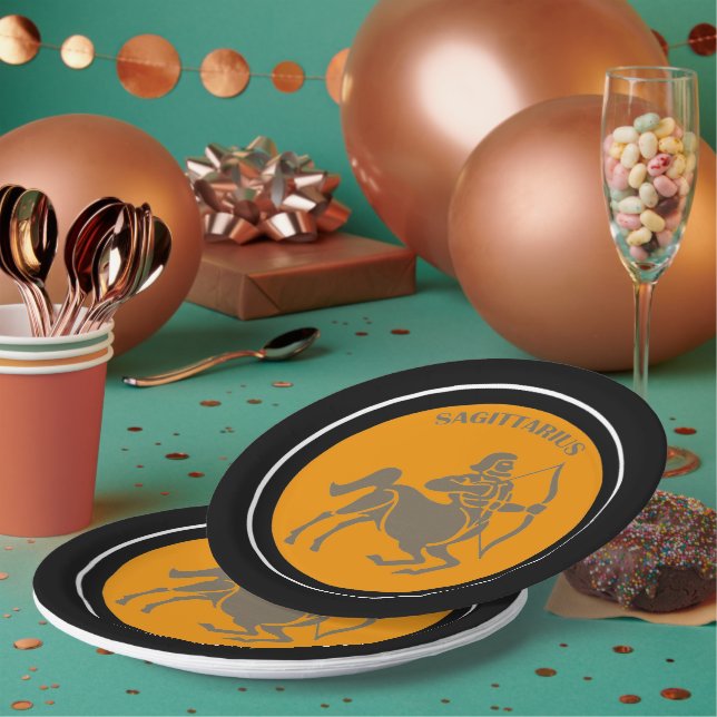 Prato De Papel Placa de Papel Sagittário (Múltiplo)