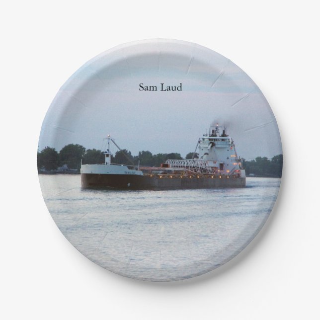 Prato De Papel Placa de papel Sam Laud (Frente)