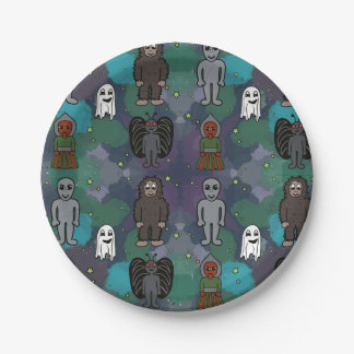 Prato De Papel Placa de Papel Spooky