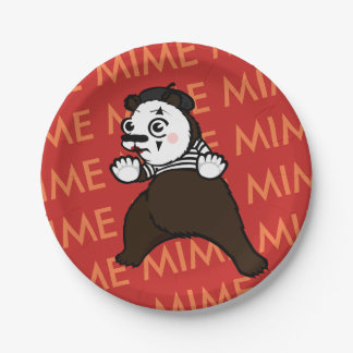 PRATO DE PAPEL PLACA DE PAPEL TIPOGRÁFICO DE MIME E TIPOGRÁFICO D