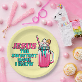 Prato De Papel Placa de Partido Baseada em Fé