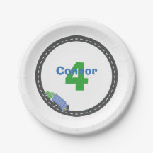 Placa do aniversário do caminhão de lixo