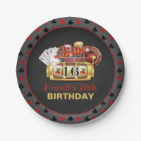Placa do aniversário do casino - 16o aniversário