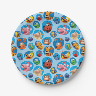 Prato De Papel Placa do partido de WordWorld