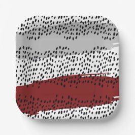 Prato De Papel Placa do Partido do Espírito Universitário