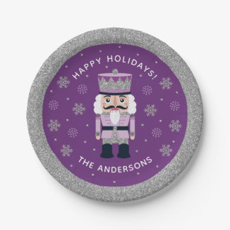 Prato De Papel Placa do partido do Nutcracker