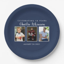 Placa fotográfica de 18 anos