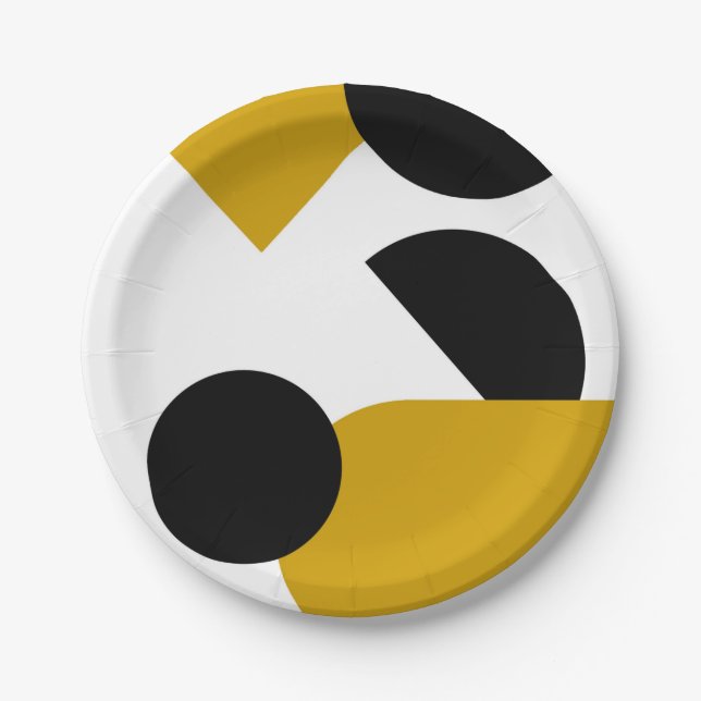 Prato De Papel Placa Geográfica (Frente)