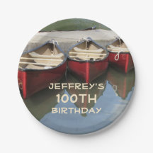 Placa personalizada 100th festa de aniversário das