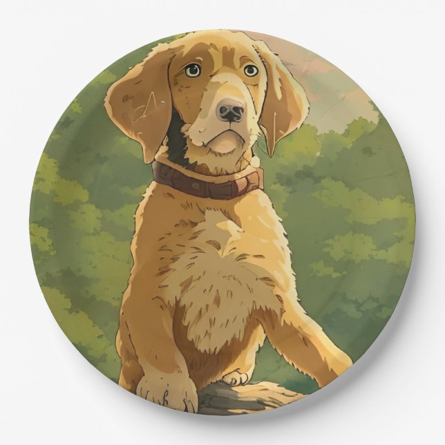 Prato De Papel Placa redonda de papel fotoleap (Frente)