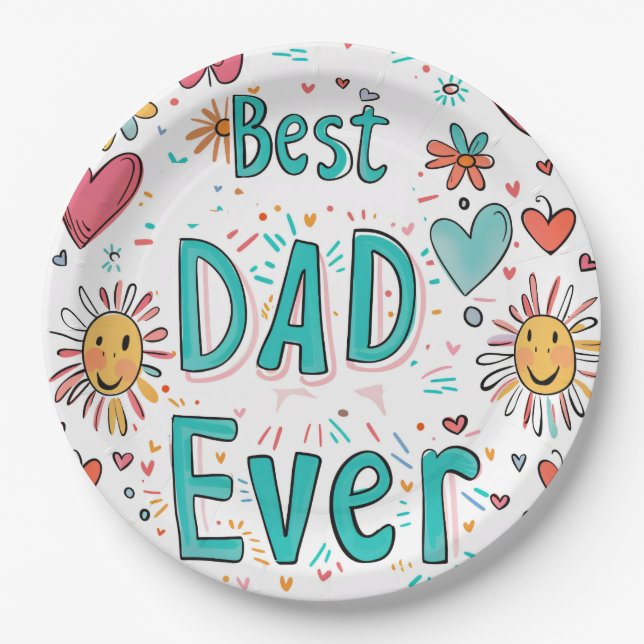 Prato De Papel Placa redonda de papel personalizada de 9" (Frente)