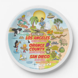 Prato De Papel Placa SoCal
