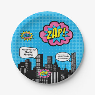 Prato De Papel Placa super da menina