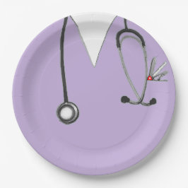 Prato De Papel Placa única de papel para enfermeiro