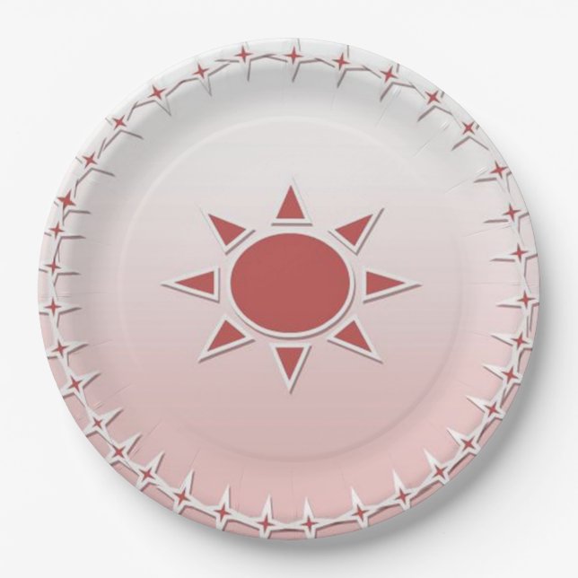 Prato De Papel Placas (Frente)