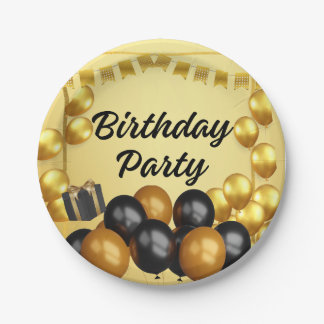 Prato De Papel Placas de aniversário
