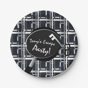 Prato De Papel Placas de Aniversário de Festa de Fuga