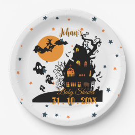 Prato De Papel Placas de Chá de fraldas de Halloween personalizáv