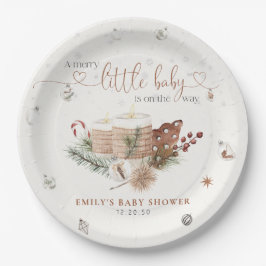 Prato De Papel Placas de Chá de fraldas de Natal