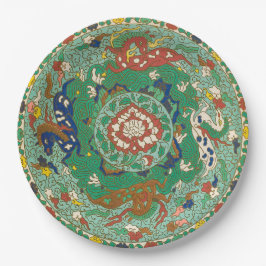 Prato De Papel Placas de Design de cavalos chinesas