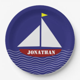 Prato De Papel Placas de Design de navegação em veleiro