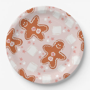 Prato De Papel Placas de Festa de aniversário de Natal de inverno