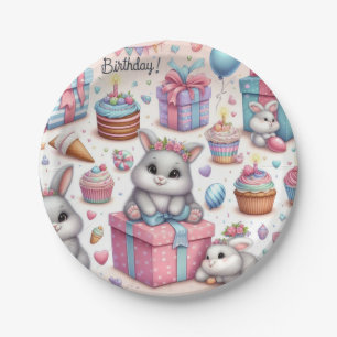 Prato De Papel Placas de Festa de aniversário para Presentes para