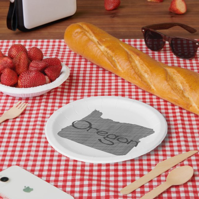 Prato De Papel Placas de festas de papel do Oregon (Piquenique)