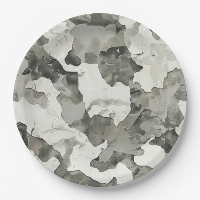 Prato De Papel Placas de Janto de Férias Redondas de 9" (Frente)