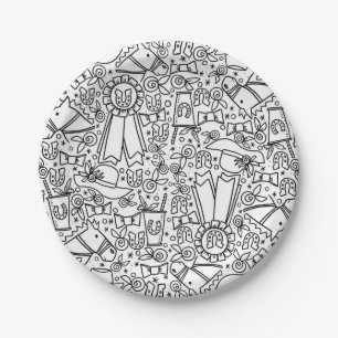 Prato De Papel Placas de Kentucky Derby