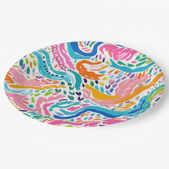 Prato De Papel Placas de papel 'Arceus Fiesta' (Inclinado)