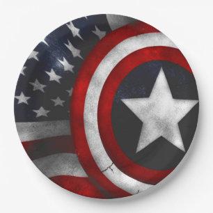 Prato De Papel Placas de papel/bandeira dos Estados Unidos