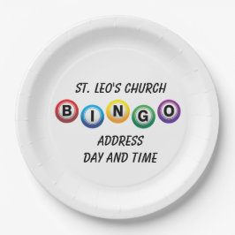 Prato De Papel Placas de papel BINGO