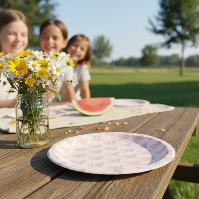 Prato De Papel Placas de papel borboleta (Criador carregado)