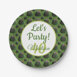 Prato De Papel Placas de papel cactus