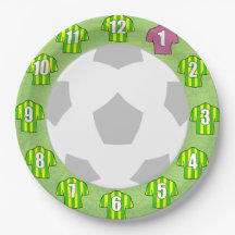 Placas de Papel - Camisas Esportivas Verde e Amare