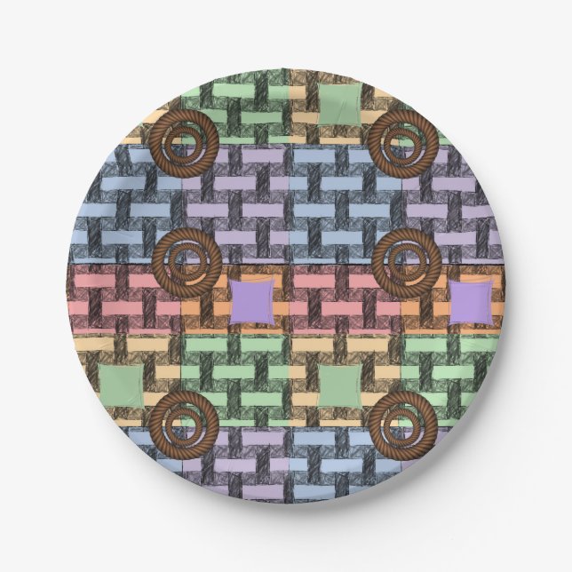 Prato De Papel Placas de papel Circular (Frente)