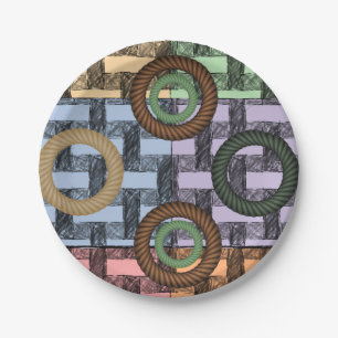 Prato De Papel Placas de papel Circular